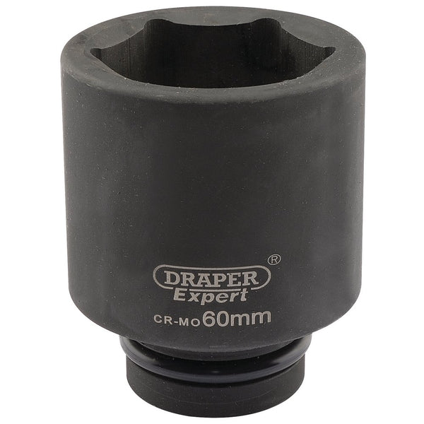 Expert HI-TORQ 6 Point Deep Impact Socket, 1" Sq Dr, 60mm