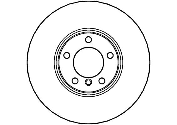 Disctech Brake Disc - Fits Bmw, Ford - ABD2755 - Front Axle
