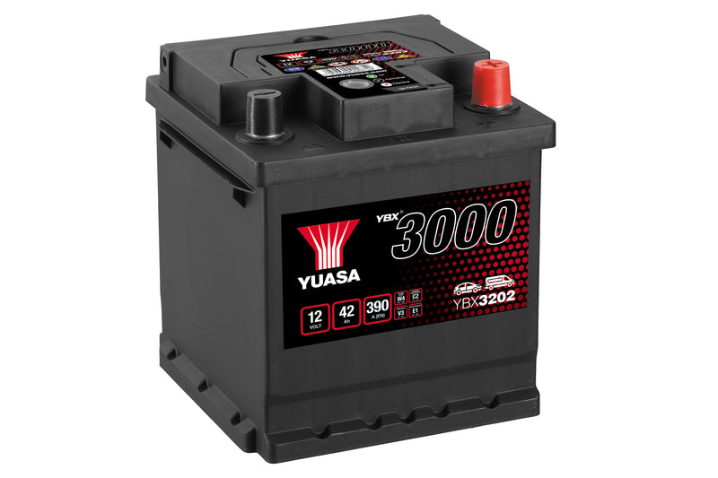 Yuasa YBX3202 - 3202 SMF Car Battery - 4 Year Warranty