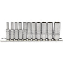 Draper Expert 1/4"11pc Imp. Deep Socket Rail - 16491