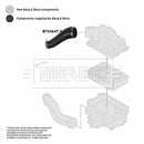 Borg & Beck Turbo Hose Part No -BTH1647