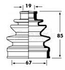 Borg & Beck Cv Joint Boot Kit Part No -BCB2355