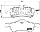 Brembo Brake Pad Set - P06032