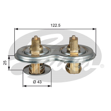 Gates Thermostat Part No - TH52180/87G1