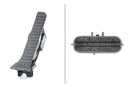 HELLA 6PV 008 890-711 Sensor, accelerator pedal position - for left-hand drive vehicles - 6-pin connec