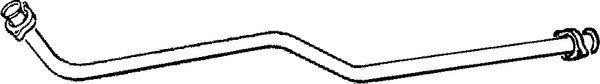Klarius MZ196G - Front Pipe  - Fits Mercedes 190 D 2.0D