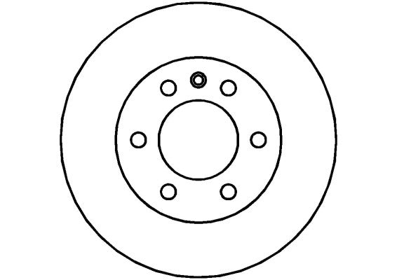 Disctech Brake Disc - Fits Mercedes-benz - ABD2191 - Front Axle