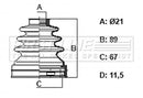First Line Cv Joint Boot Kit Part No -FCB6402
