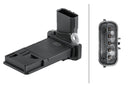 HELLA 8ET 358 095-581 Mass Air Flow Sensor - 5-pin connector - Bolted