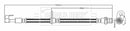 Borg & Beck Brake Hose Part No -BBH8206