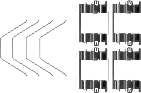 Textar Brake Pad Fitting Kit - 82549400