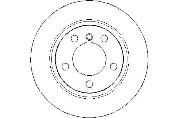 Disctech Brake Disc - Fits Honda, Mini - ABD2624 - Rear Axle