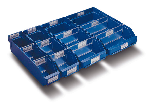 Shelf Bins - Blue Polypropylene - 778712 x10