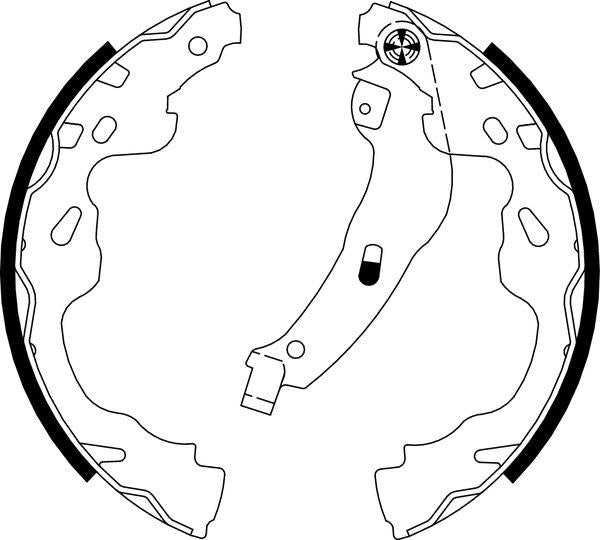 Mintex Brake Shoe Kit - MFR553