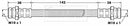 Borg & Beck Brake Hose Part No -BBH7506