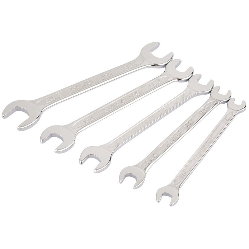 Midget BA Open End Spanner Set (5 Piece)