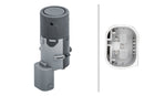 HELLA 6PX 358 141-221 Sensor, parking distance control - angled - 3-pin connector - Plugged