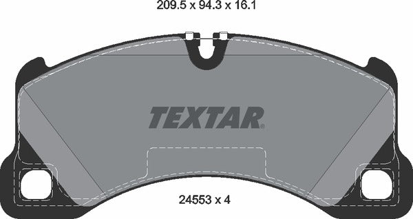 Textar Brake Pad Set - 2455301