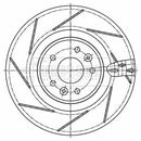 Borg & Beck Brake Disc Single Part No -BBD6134S