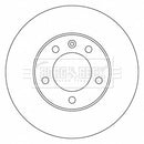 Borg & Beck Brake Disc Single Part No -BBD5722S