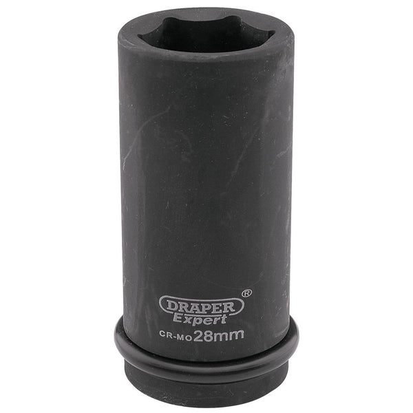 Expert HI-TORQ 6 Point Deep Impact Socket, 3/4" Sq Dr, 28mm