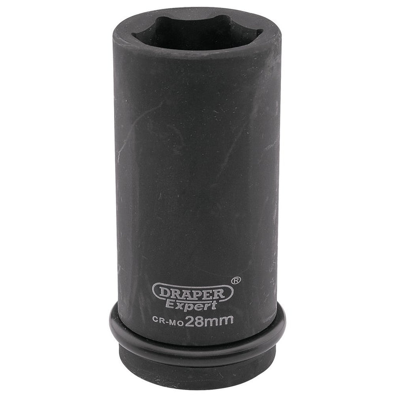 Expert HI-TORQ 6 Point Deep Impact Socket, 3/4" Sq Dr, 28mm