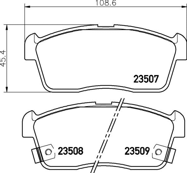 Daihatsu Perodua Subaru Suzuki Brake Pad Set - Padtech PAD1987