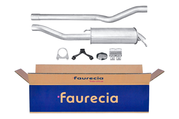 FAURECIA 8LD 366 036-751 Rear Muffler - Easy2Fit® Kit - fits VW CADDY III