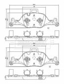 Borg & Beck Brake Pad Set Front -BBP2668