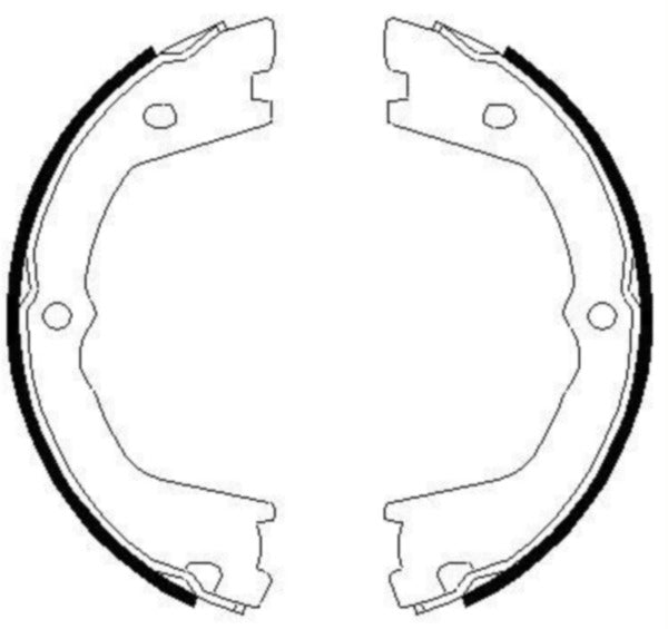 Mintex Brake Shoes fits -Iveco MFR638 (also fits other vehicles)