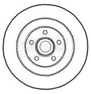 Borg & Beck Brake Disc Single Part No -BBD5839S