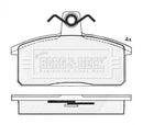 Borg & Beck Rear Brake Pad Set -BBP2545