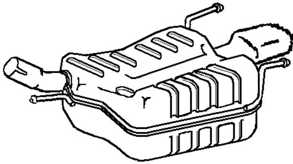 Klarius GM557H - Box With Tail Pipe