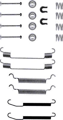 Textar Brake Shoe Fitting Kit - 97010700