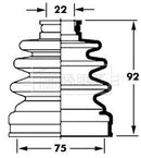 Borg & Beck Cv Joint Boot Kit Part No -BCB2370