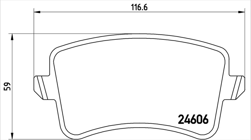 Brembo Brake Pad Set - P85099