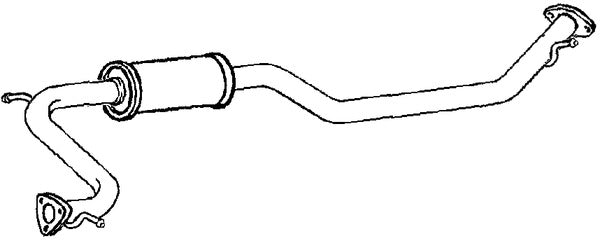 Klarius HA401J - Box With Centre Pipe  - Fits Honda Jazz 1.2