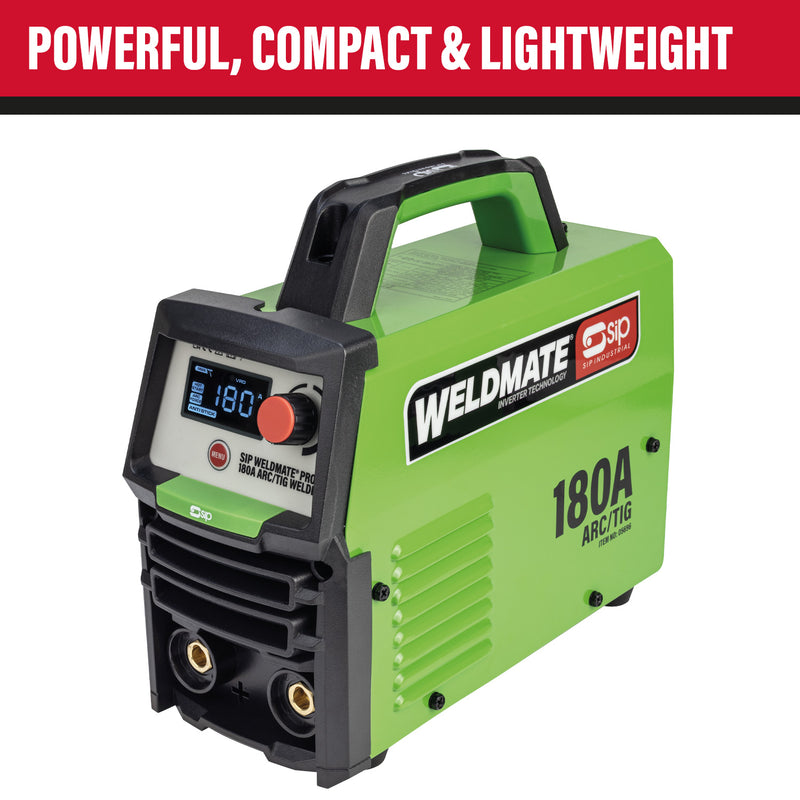 SIP WELDMATE® PRO 180A ARC/TIG Inverter Welder