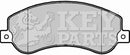Key Parts Brake Pad Set -KBP2281