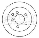 Key Parts Brake Disc Pair Part No -KBD4368