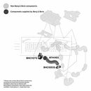 Borg & Beck Turbo Hose Part No -BTH1103