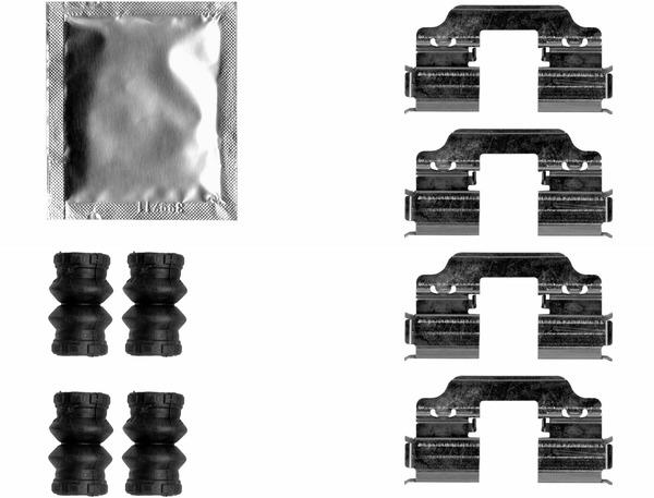 Textar Brake Pad Fitting Kit - 82547800