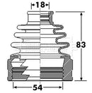 Borg & Beck Cv Joint Boot Kit Part No -BCB6306