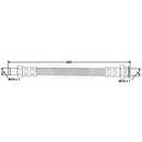 Borg & Beck Brake Hose Part No -BBH6912