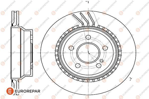 Eurorepar Brake Disc - 1622810080