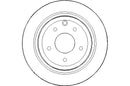 Disctech Brake Disc - Fits Nissan, Vw - ABD2964 - Rear Axle