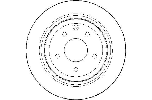 Disctech Brake Disc - Fits Nissan, Vw - ABD2964 - Rear Axle