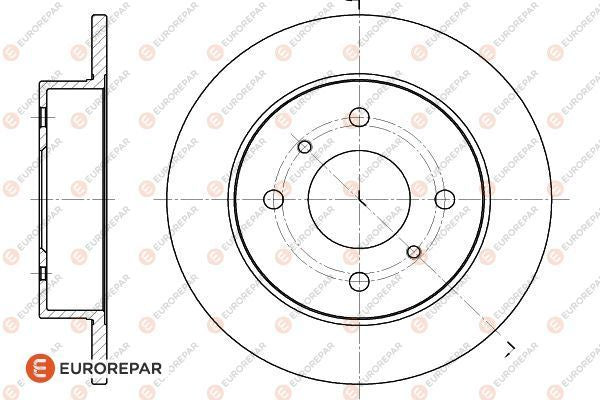 Eurorepar Brake Disc - 1618875480
