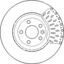 Disctech Brake Disc - Fits Jaguar, Land rover - ABD3270 - Front Axle