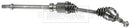 Borg & Beck Driveshaft - RH - BDS1752